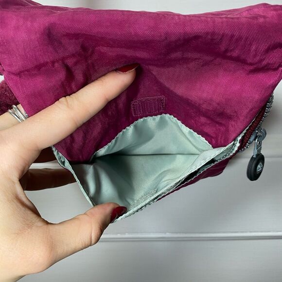 KIPLING El Dorado Small Crossbody Small Bag Purse in Very Berry Nylon - Picture 8 of 13